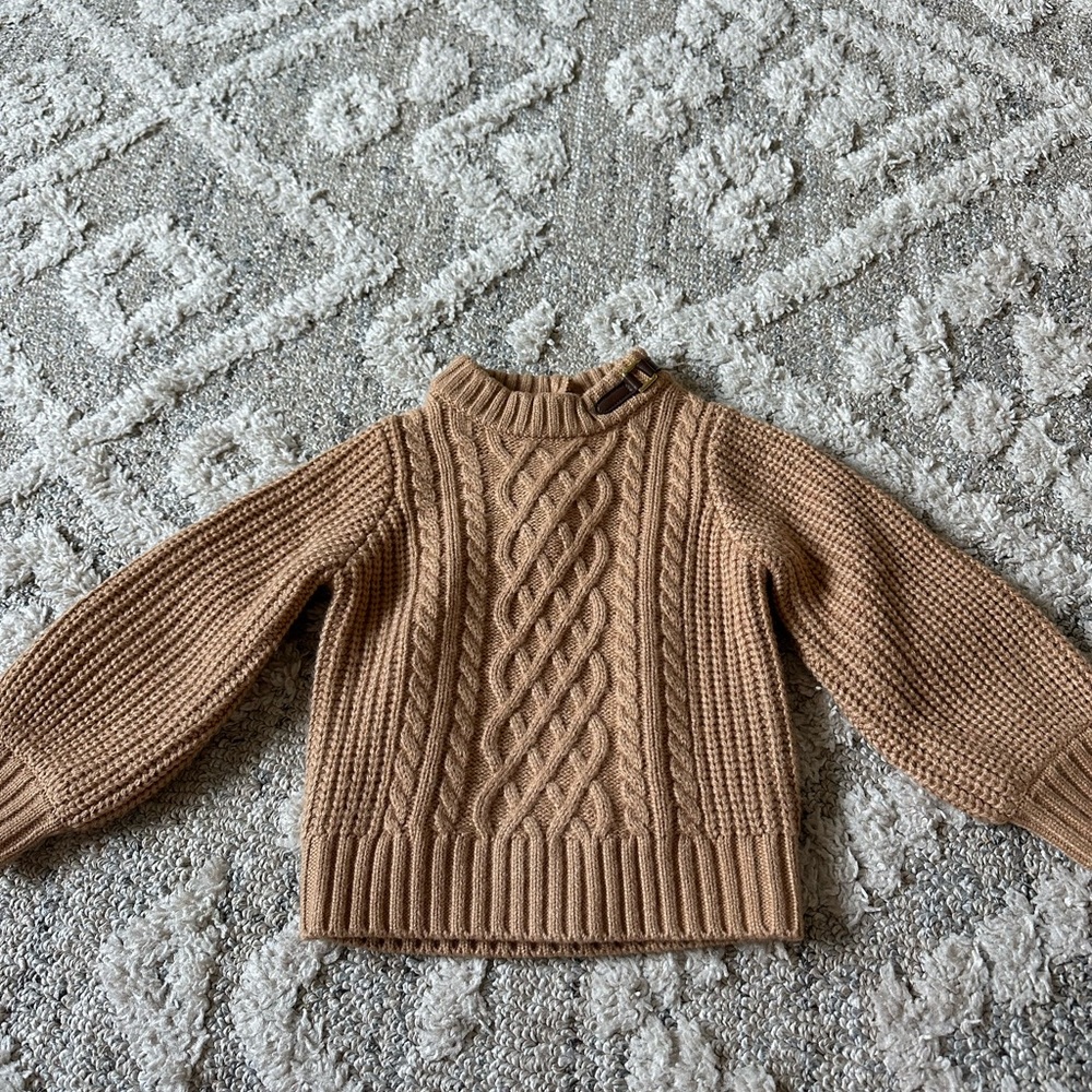 Cable knit sweater